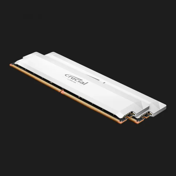 Оперативна памʼять Crucial 32GB (2x16GB) DDR5 6000 MHz Pro Overclocking (White) (CP2K16G60C36U5W)