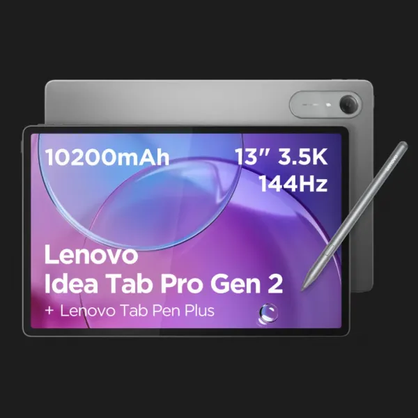 Планшет Lenovo Idea Tab Pro Gen 2 8/256 Luna Gray + Pen and Folio Case