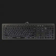 Клавіатура A4Tech FX60H USB (Gray) White backlit (FX60H)
