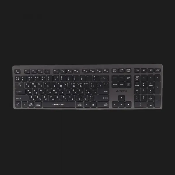 Клавіатура бездротова A4Tech FBX50C (Gray)