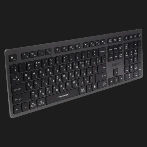 Клавіатура бездротова A4Tech FBX50C (Gray)