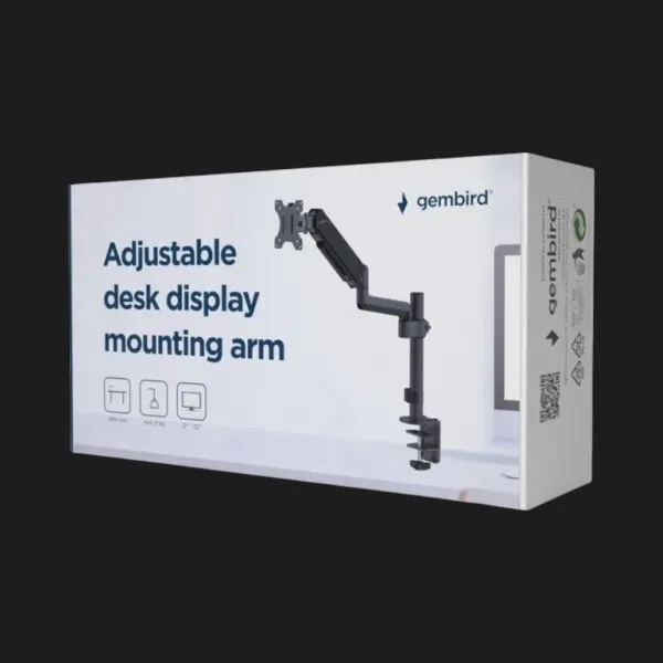 Кронштейн Gembird для моніторів 17"-32" (MA-DA1P-01) (Black)