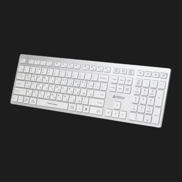 Клавіатура бездротова A4Tech FBX50C (White)