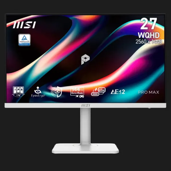 Монітор MSI 27" PRO MAX 271QPHW E14 IPS 144Hz (UA)
