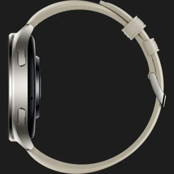 Xiaomi Watch 2 Titan Gray Case White Leather Strap (BHR9306GL)