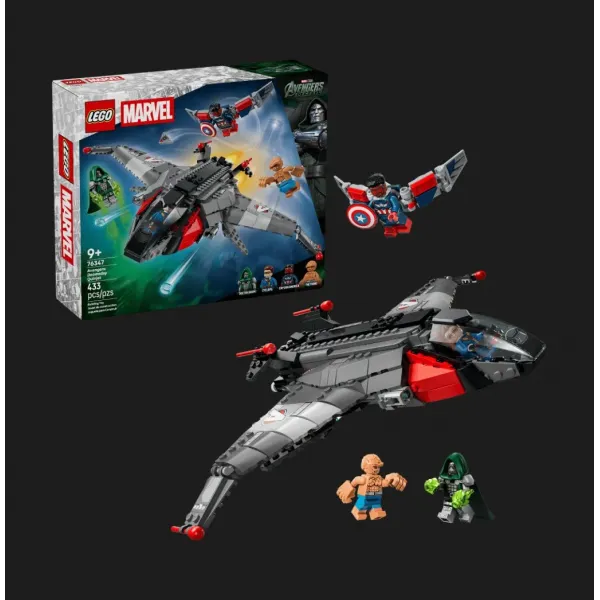 Конструктор LEGO Super Heroes Marvel Месники: Судний день Квінджет (76347)