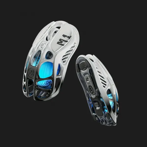 Миша GravaStar Mercury M1 Pro BT/WL/USB-A RGB (Black/White)