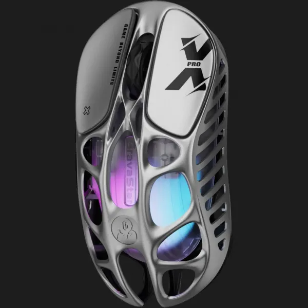 Миша GravaStar Mercury X Pro 8K BT/WL/USB-A RGB (Gray)