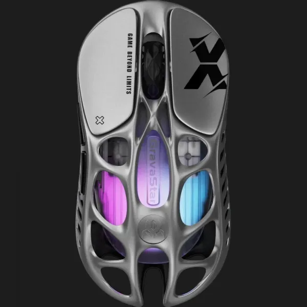 Миша GravaStar Mercury X BT/WL/USB-A RGB (Gray)