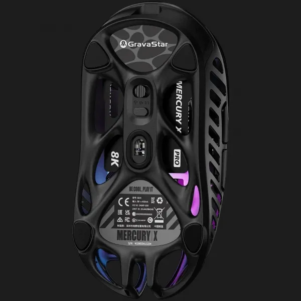 Миша GravaStar Mercury X BT/WL/USB-A RGB (Black)