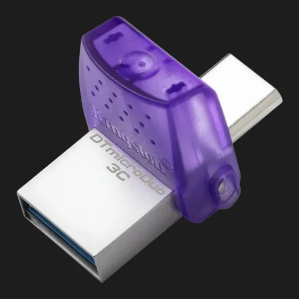 Флеш-накопичувач Kingston DataTraveler microDuo 3C USB 3.2/Type-C 256GB