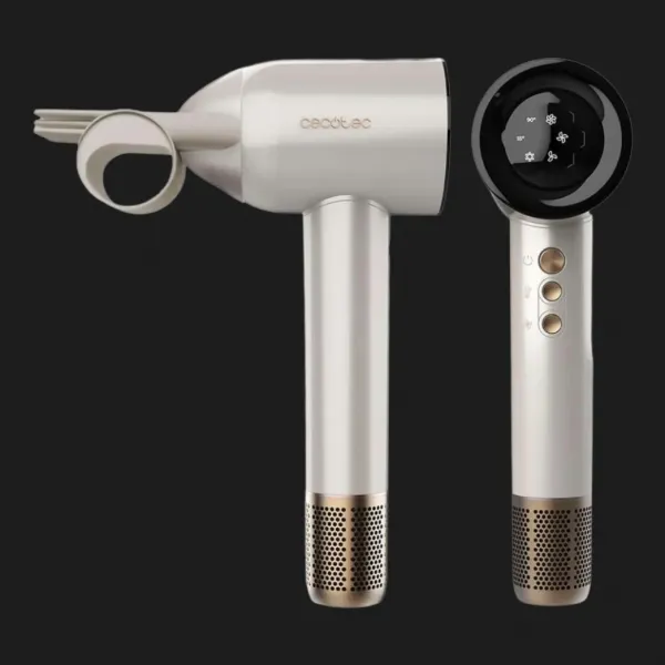 Фен Cecotec DryGlam Waves Champagne 4in1 (Champagne) (A01_EU01_103715)