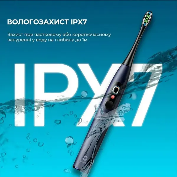 Зубна електрощітка Oclean X Plus Pro Digital (Blue)