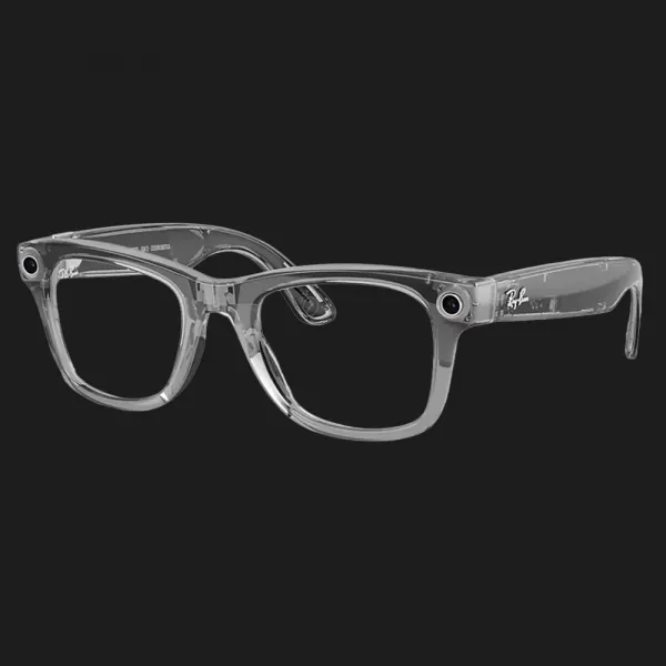 Смарт-окуляри Ray-Ban Meta Wayfarer (Gen 2) (Shiny Transparent Gray/Clear Sapphire Transitions) (RW4012 6840MF 53-22) (L)