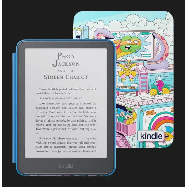 Електронна книга Amazon Kindle Paperwhite Kids 13th Gen. 2026 16GB (Whisker World)