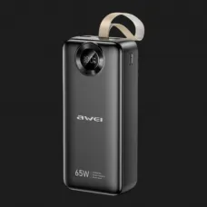 Зарядний пристрій Power Bank AWEI PA-34 30000mAh 65W Fast charging