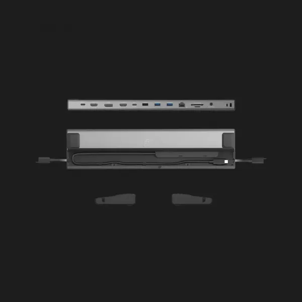 Док станція J5create USB-C 12-in-1 (HDMI/DP/PD/USB-A/USB-C/LAN/SD/TF/audio)