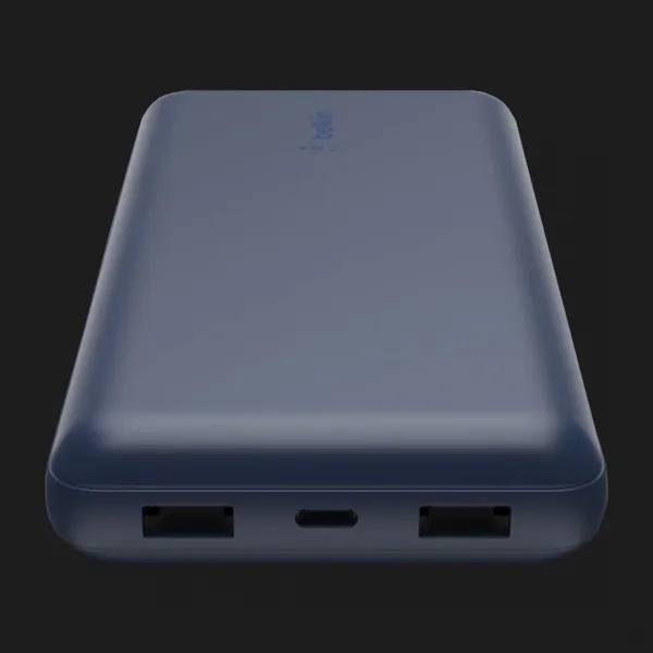 Портативний акумулятор Power Bank Belkin 20000mAh, 15W, Dual USB-A, USB-C (Blue)