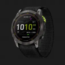 Garmin Enduro 2 Carbon Gray DLC Titanium with Black UltraFit Nylon Strap