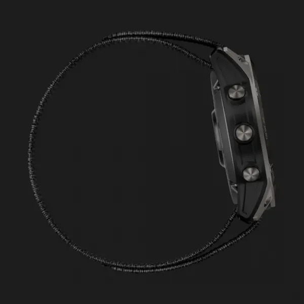 Garmin Enduro 2 Carbon Gray DLC Titanium with Black UltraFit Nylon Strap