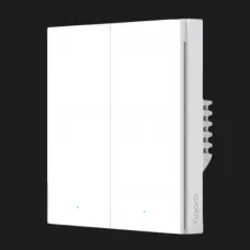 Розумний вимикач Aqara Smart Wall Switch H1 (with neutral, double rocker)