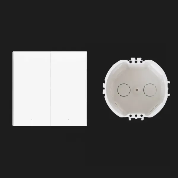 Розумний вимикач Aqara Smart Wall Switch H1 (with neutral, double rocker)