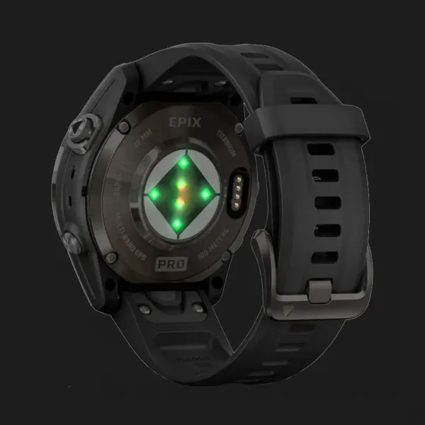 Garmin Epix Pro (Gen 2) Sapphire 42mm Carbon Gray DLC Titanium with Black Band