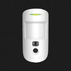 Датчик руху з камерою Ajax MotionCam, PhOD, бездротовий, Jeweller, (White)