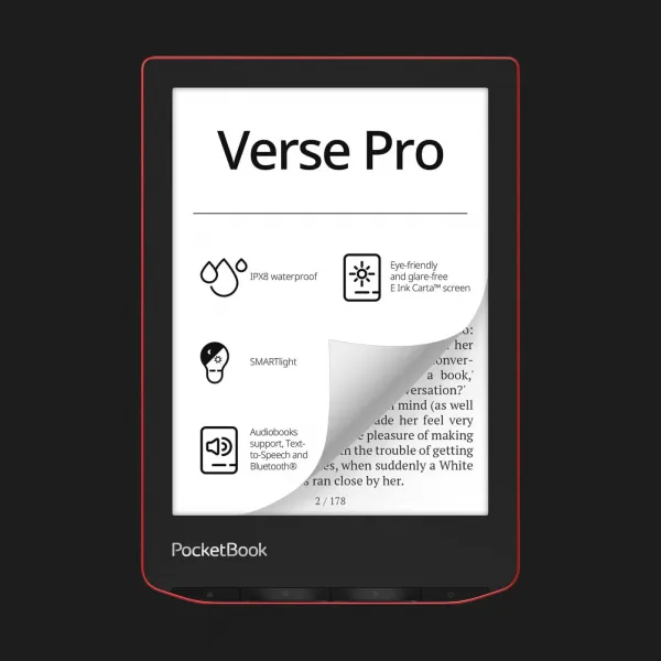 Електронна книга PocketBook 634 (Passion Red)