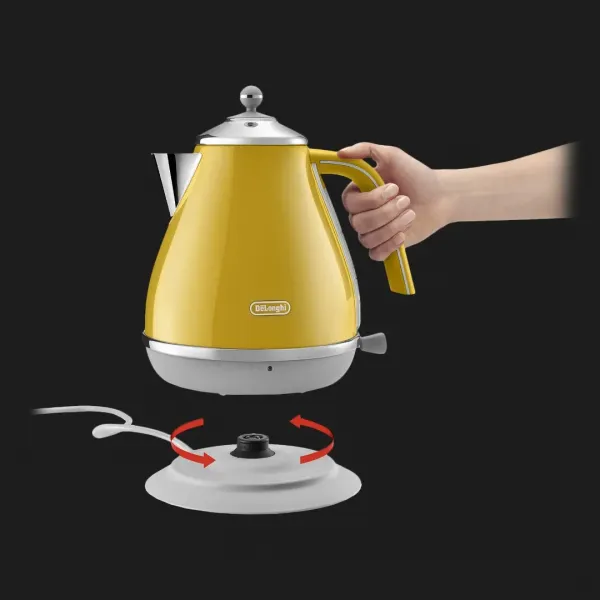 Електрочайник DeLonghi Icona Capitals (Yellow)