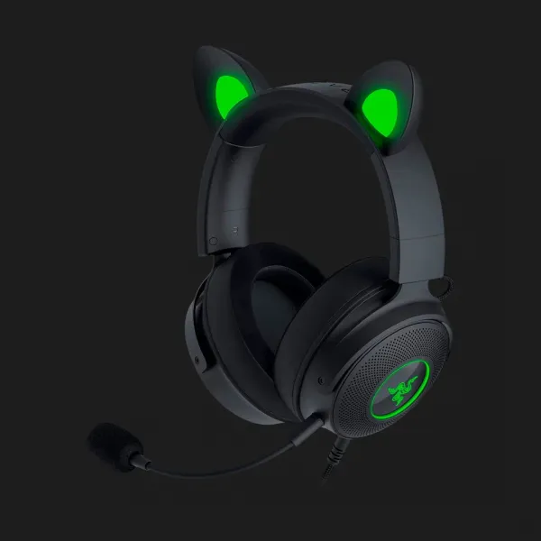 Ігрова гарнітура RAZER Kraken Kitty Ed V2 Pro (Black) (RZ04-04510100-R3M1)