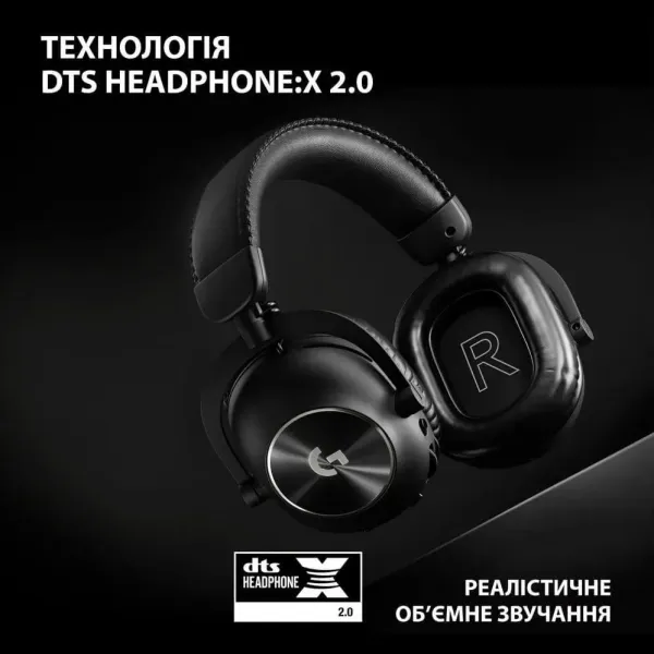Ігрові навушники Logitech G Pro X2 Wireless LightSpeed (Black) (UA)