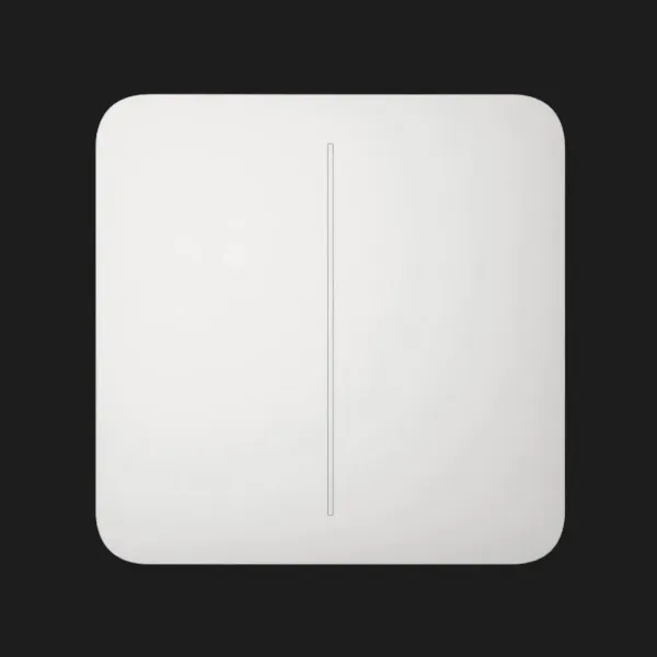 Вимикач двоклавішний Ajax LightSwitch (White)
