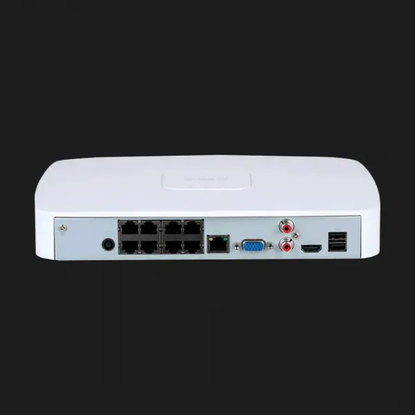 Відеореєстратор Dahua DHI-NVR2108-8P-I (8 каналів) (White)