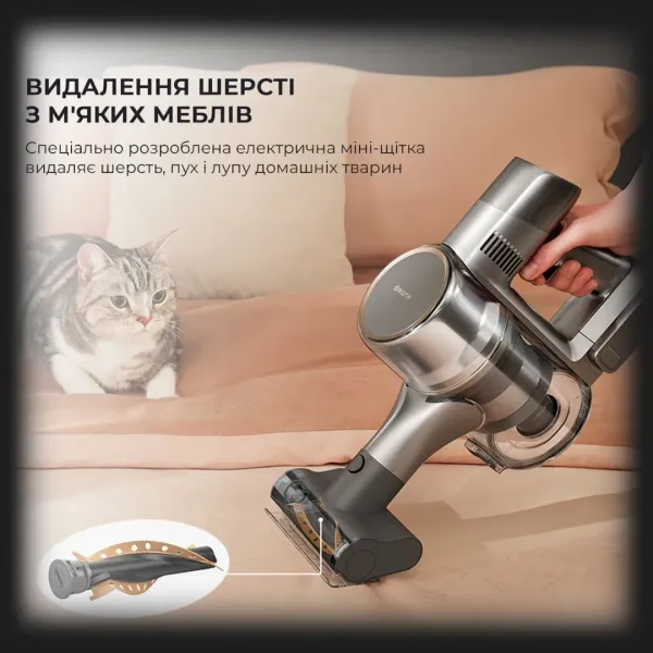 Пилосос Dreame Cordless Vacuum Cleaner R20 (Gray)