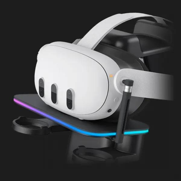 Зарядна станція KIWI RGB Еlite Charge Station для Meta Quest 2/3/3s/Pro (SP) (Black)