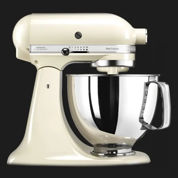 Планетарний міксер KitchenAid Artisan 4,8 л з відкидним блоком (Cream)