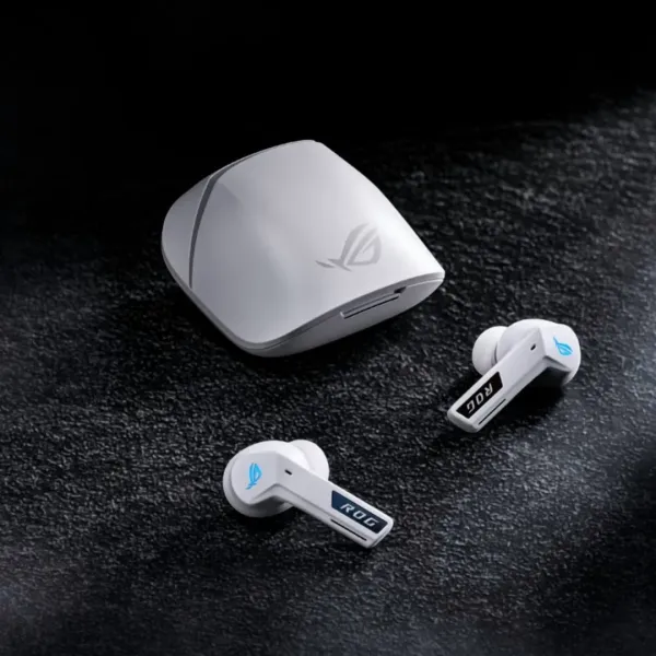 Ігрова гарнітура ASUS ROG Cetra True Wireless SpeedNova (White)