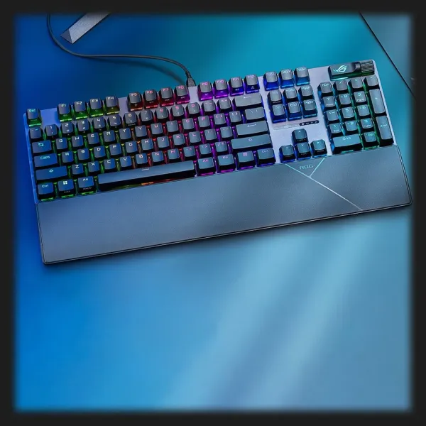 Клавіатура ігрова ASUS ROG Strix Scope II NX Snow EN PBT (UA)