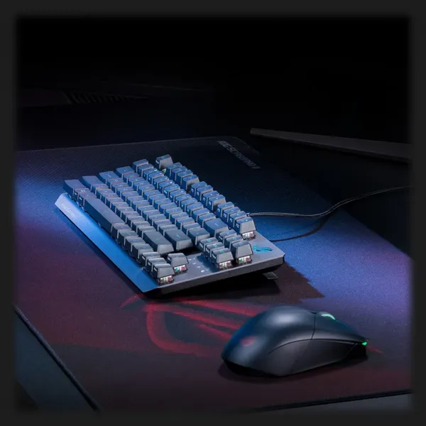 Клавіатура ігрова ASUS ROG Strix Scope RX Red TKL Wireless Deluxe EN PBT (UA)