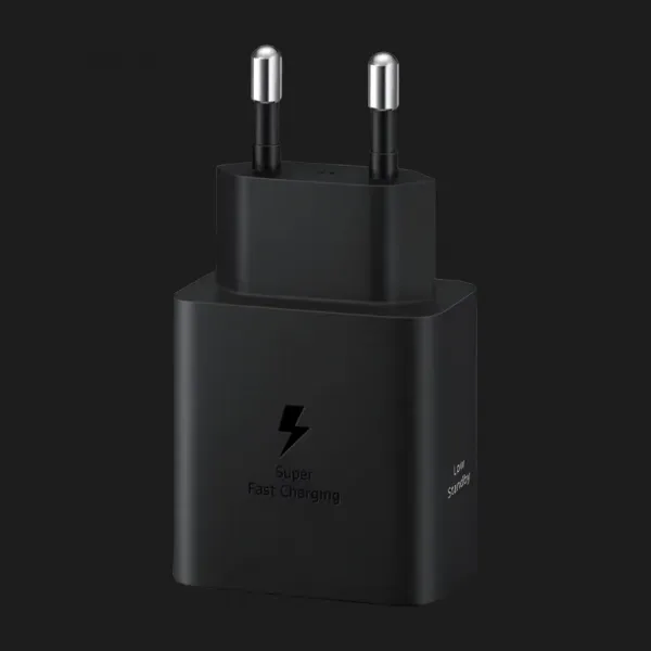 Блок живлення Samsung 45W Travel Adapter (with Type-C cable) (Black)