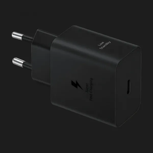 Блок живлення Samsung 45W Travel Adapter (with Type-C cable) (Black)