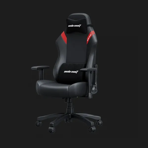 Крісло ігрове Anda Seat Luna Size L (Black/Red) (UA)