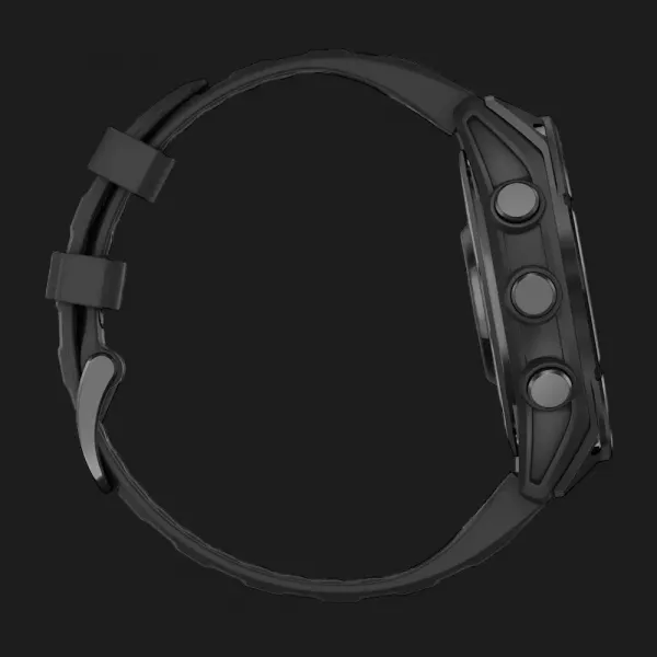 Garmin Fenix 8 47mm AMOLED Slate Gray with Black Silicone Band