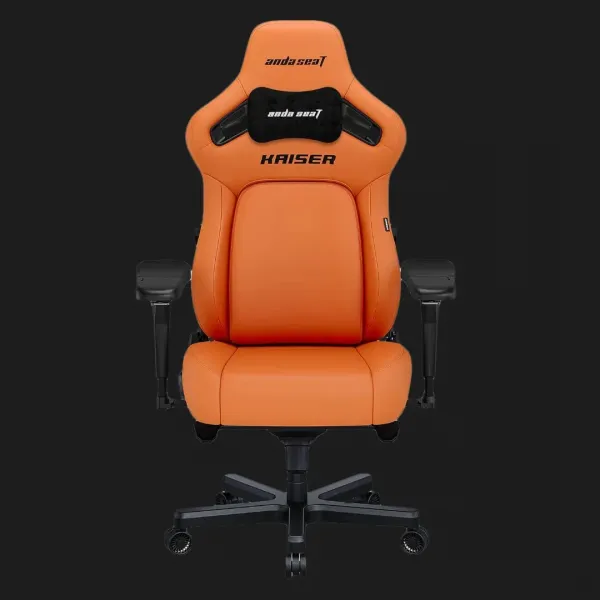 Крісло ігрове Anda Seat Kaiser 4 Size XL Premium PVC (Orange) (UA)