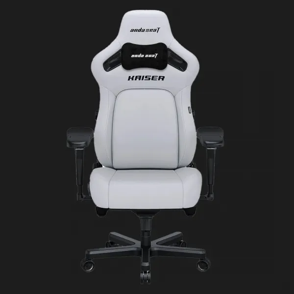 Крісло ігрове Anda Seat Kaiser 4 Size XL Premium PVC (White) (UA)