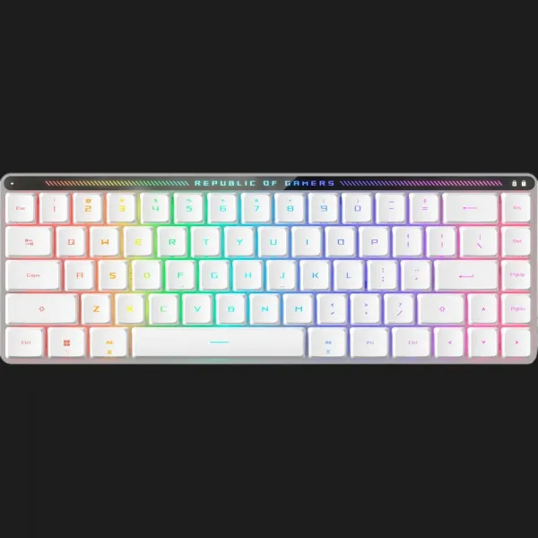 Клавіатура ігрова ASUS ROG Falchion RX Low Profile, EN/UK (White) (UA)