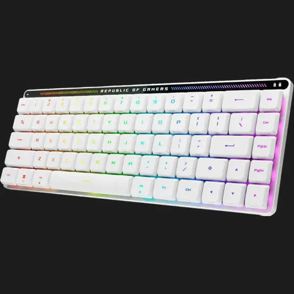 Клавіатура ігрова ASUS ROG Falchion RX Low Profile, EN/UK (White) (UA)