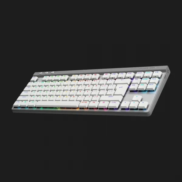 Клавiатура ігрова Logitech G515 Lightspeed TKL (White) (UA)
