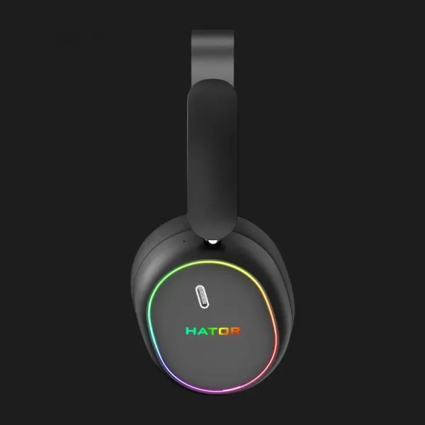 Ігрова гарнітура Hator Phoenix 2 Hi-Res wireless (Black) (ESH40)